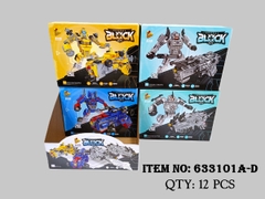 633101A-D  HỘP LOGO RÁP ROBO BIẾN HÌNH 2 IN 1 HỘP 4C