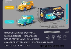 655-35  HỘP XE HƠI CAR PHUN TIỀN GIẤY PIN