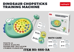 666-3A  HỘP TRÒ CHƠI TOÁN HỌC GẮP KẸO PIN KHỦNG LONG