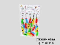 669A  TÚI VỈ 20C ĐÈN PIN NHỰA MÀU