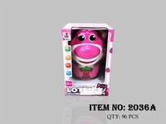 2036A  HỘP GẤU DÂU PIN TIẾNG VIỆT GHI ÂM CẢM ỨNG (THÚ PIN)