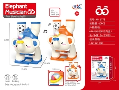 677B  HỘP VOI LỘN THỔI BANH PIN