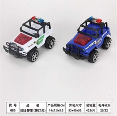 680A  TÚI XE JEEP CẢNH SÁT TRỚN RÚT DÂY ĐÈN