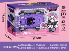 6822A  HỘP XE ĐỊA HÌNH SANRIO ĐIỀU KHIỂN 7 ĐỘNG TÁC, CÓ SẠC, XOAY 360 ĐỘ