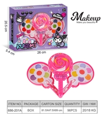 686-201A  HỘP PHẤN TRANG ĐIỂM 2 TẦNG KẸO