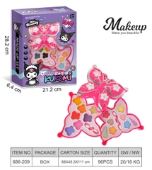 686-209  HỘP PHẤN TRANG ĐIỂM 2 TẦNG BƯỚM SANRIO