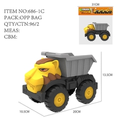 686-1C  TÚI XE CÔNG TRÌNH ĐẦU CỌP TRỚN BEN (OPP)