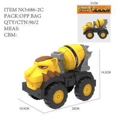 686-2C  TÚI XE CÔNG TRÌNH ĐẦU CỌP TRỚN BỒN (OPP)