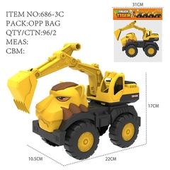 686-3C  TÚI XE CÔNG TRÌNH ĐẦU CỌP TRỚN CÀO (OPP)