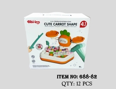 688-82  HỘP CÂU CÁ ĐẬP CHUỘT CÀ RỐT + 1 CẦN + 1C BÚA