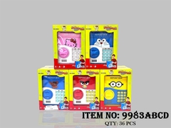 9983ABCD  HỘP MÁY RÚT TIỀN ATM PIN ĐỦ MẪU (DOREMON, KITTY, CHIM ANGRY BIRD, HƯƠU, MINION)