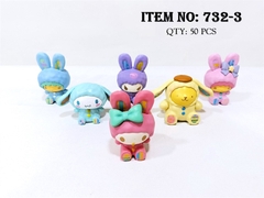 732-3  TÚI MÔ HÌNH NHÂN VẬT SANRIO 6C LỚN