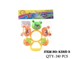 K568-3  TÚI LẮC ĐẬP TAY GẤU (OPP)