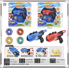 737-314  HỘP CON QUAY SẮT 2C + TAY CẦM DÂY RÚT KHỦNG LONG