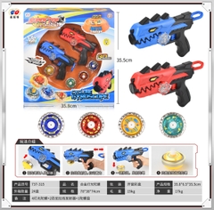 737-315  HỘP SÀN ĐẤU CON QUAY SẮT 4C + 2C TAY CẦM KHỦNG LONG
