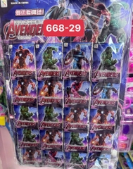 668-29 VỈ LOGO RÁP AVENGERS 20 TÚI