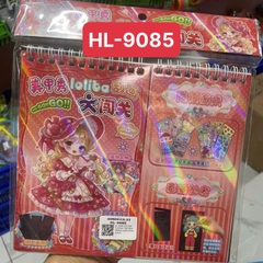 HL-9085 SỔ DÁN TƯƠNG TÁC KÈM TRANH CẠO CÔNG CHÚA