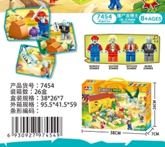 7454  HỘP LOGO RÁP ZOMBIES 416 MIẾNG