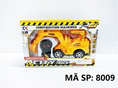 8009  HỘP XE CÔNG TRÌNH CÀO ĐIỀU KHIỂN 3 ĐỘNG TÁC, KHÔNG SẠC, TL 1:18
