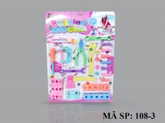 108-3  VỈ KỀM BÚA+ ỐC+ VÍT + DAO (MÀU)