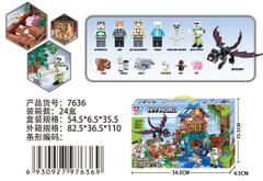 7636  HỘP LOGO RÁP MY WORLD 820 MIẾNG