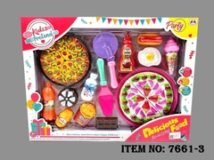 7661-3  HỘP BẾP MÁY NƯỚNG BÁNH + 4C BÁNH + KEM + BÁNH DONUT   7661-