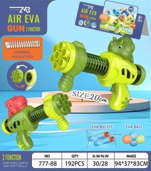 777-88  TÚI CÂY PHUN HÍT + 4T BANH KHỦNG LONG TÊ GIÁC