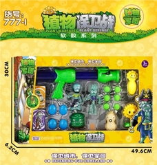 777-1  HỘP CÂY THỤT BANH HOA QUẢ BẮN ZOMBIES 6 TRÁI