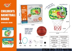 777-407B  HỘP TRÒ CHƠI BÓNG RỔ KHỦNG LONG + THẢY VÒNG + 1C ỐNG BƠM