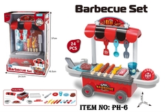 PH-6  HỘP XE ĐẨY XIÊN QUE BBQ 24 MIẾNG