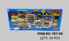 787-52  HỘP XE HƠI SẮT TRỚN 30C ĐỦ MẪU