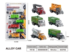 787-65  VỈ ÉP XE CÔNG TRÌNH TRỚN 6C ĐỦ MẪU (TẢI, TRỘN, CẨU)