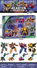 788-98Y  HỘP RÁP ROBO BIẾN HÌNH 4C ĐỦ MẪU (XE HƠI, XE CONTAINER, TÊ GIÁC, KING KONG)