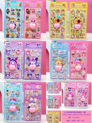 XJ-008 TÚI MIẾNG DÁN MOCHI ĐÀO ĐỦ MẪU 10 VỈ