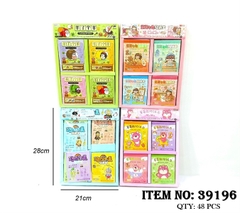 39196  HỘP 20C SỔ DÁN STICKER MINI (8.5x10.5) ĐỦ MẪU