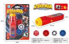 899-5  VỈ ĐÈN PIN CHIẾU HÌNH NHỆN + 3C THẺ HÌNH