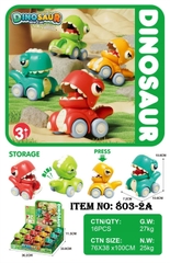 803-2A  HỘP XE KHỦNG LONG TRỚN NHẤN KÈN 12C