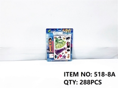 518-8A  VỈ MIẾNG DÁN THIẾT KẾ THỜI TRANG BABY   518-9