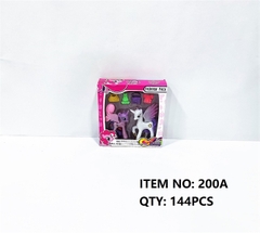 200A  HỘP NGỰA PONY TÓC DÀI CÁNH + LƯỢC, TÚI XÁCH