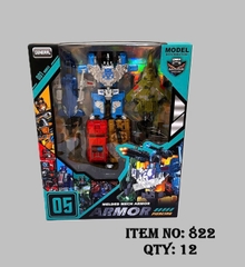 822  HỘP RÁP ROBO BIẾN HÌNH MÁY BAY