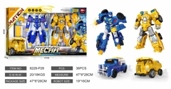 8228-P28  HỘP RÁP ROBO BIẾN HÌNH 2C XE CÔNG TRÌNH BEN, BỒN