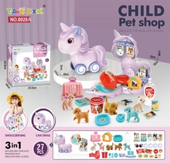 8028A  HỘP NGỰA PONY CHĂM SÓC THÚ CƯNG