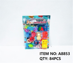 A8853  VỈ BẾP TỦ LẠNH, NỒI CHẢO, TRÁI CÂY, XE ĐẠP, BỒN RỬA CHÉN, LY