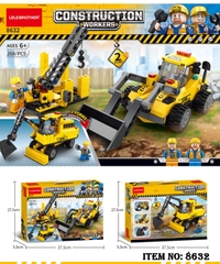 8632  HỘP LOGO RÁP XE CÔNG TRÌNH CÀO, CẨU 268 MIẾNG