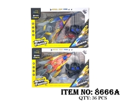 8666A  HỘP MÁY BAY CHIẾN ĐẤU ĐIỀU KHIỂN 7 ĐỘNG TÁC, PHUN KHÓI, CÓ SẠC