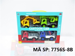 7756S-8B  HỘP XE CÔNG TRÌNH TRỚN 4C ĐỦ MẪU (CÀO, CẨU, BEN, TRỘN)   7756S-9B, 7756S-10B