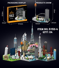 8785-4  HỘP LOGO RÁP MÔ HÌNH THÀNH PHỐ ÚC 523 MIẾNG