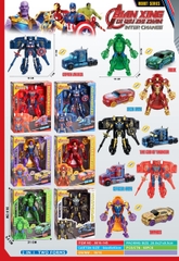 8816-145  HỘP RÁP ROBO SIÊU NHÂN AVENGERS BIẾN HÌNH XE ĐỦ MẪU