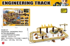 888-107  HỘP ĐƯỜNG RAY XE CÔNG TRÌNH PIN (LU, XÚC, CÀO, NÂNG)