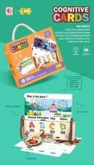 88933  HỘP TRÒ CHƠI THẺ ĐỌC TIẾNG ANH TÊN + CHỮ